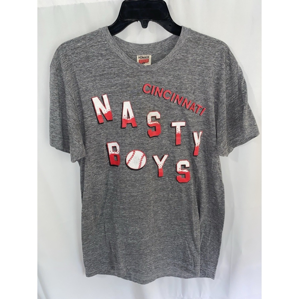 Homage Cincinnati Reds Nasty Boys T Shirt Medium